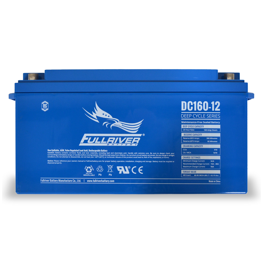An AGM Deep Cycle battery suitable for boats, caravans or any other applica...